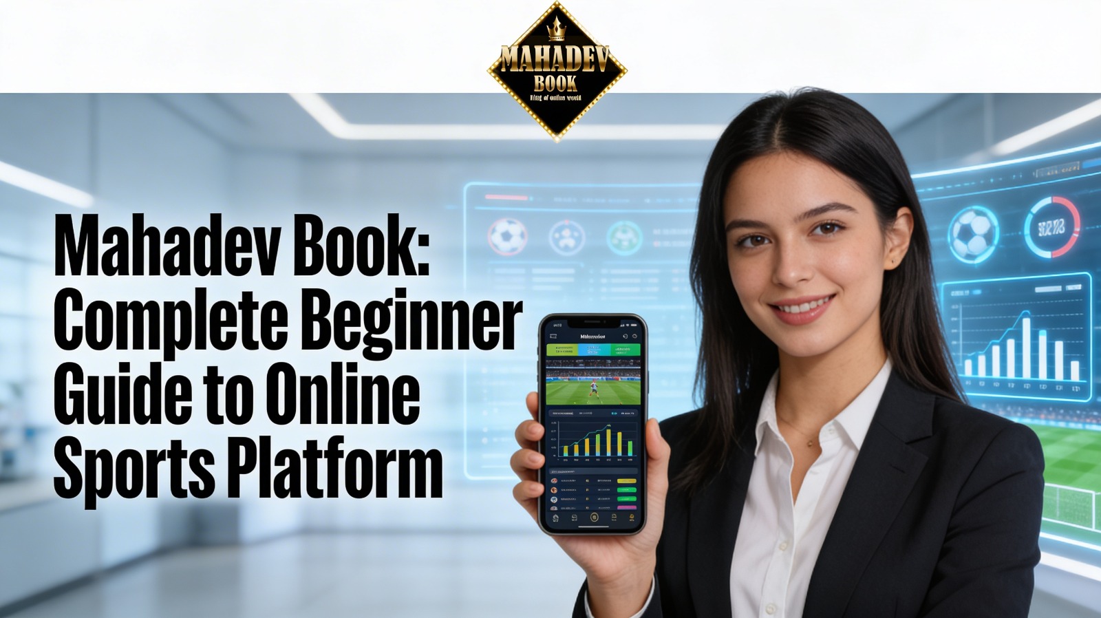 Mahadev Book Beginner Guide 2026 showing the Mahadev App online sports platform interface with cricket betting options, live match dashboard, and easy navigation for new users.