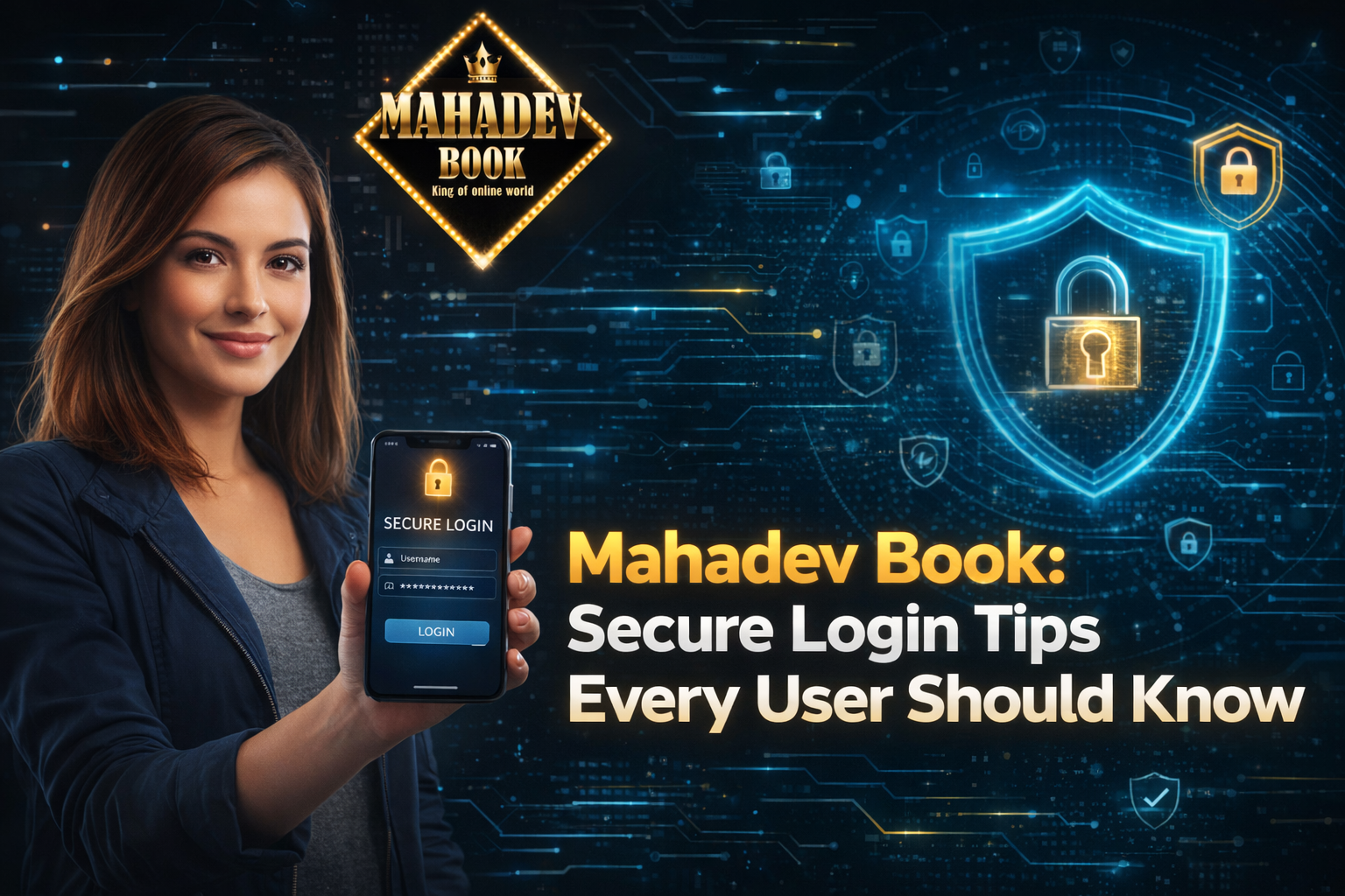 Mahadev Book secure login tips guide showing safe Mahadev app access, account protection steps, and user-friendly interface for secure online login experience.